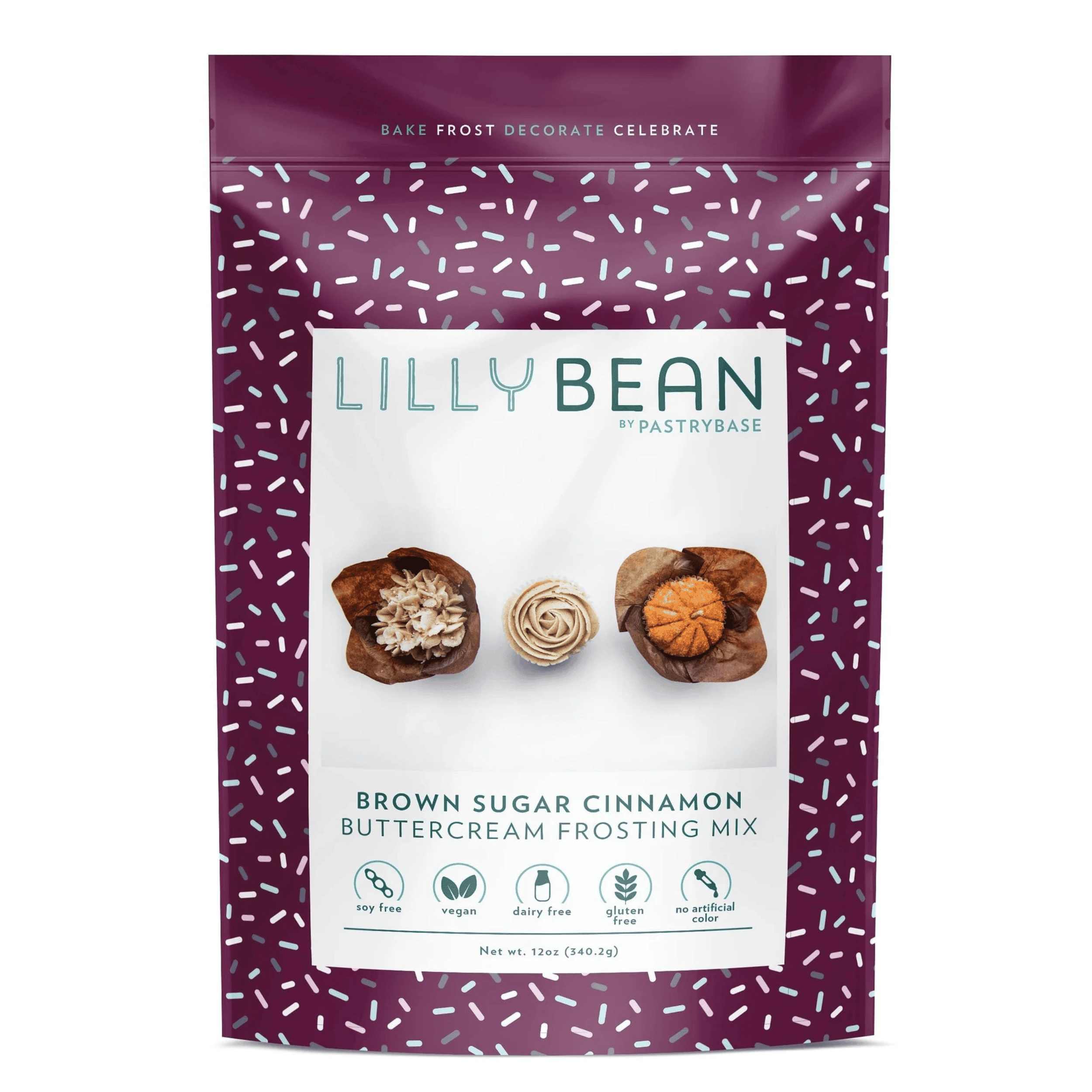 LillyBean Cinnamon Buttercream Frosting Mix - Gluten-free & Vegan - LillyBean Baking