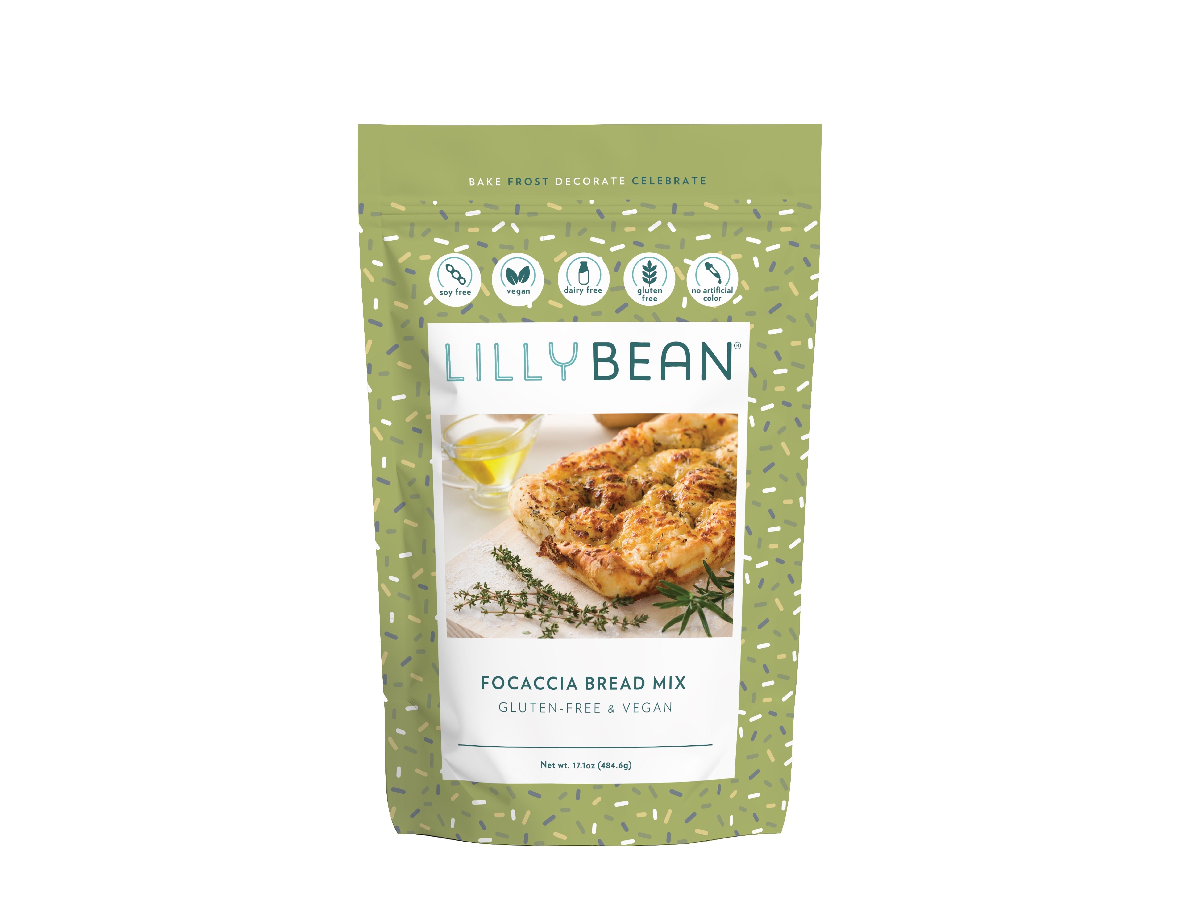 LillyBean Focaccia Bread Mix - Gluten-free & Vegan - LillyBean Baking