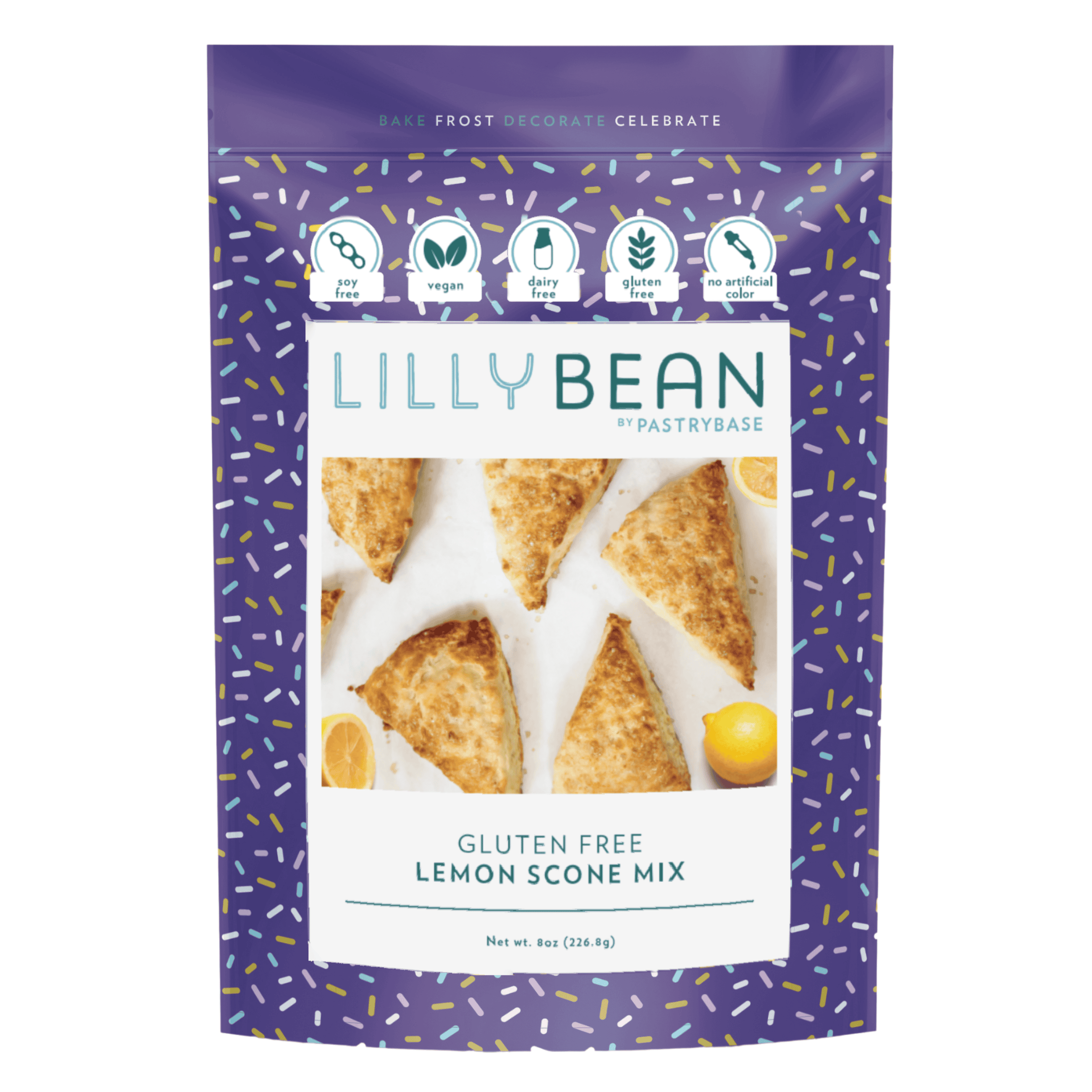 LillyBean Lemon Scone Mix - Gluten-free & Vegan - LillyBean Baking