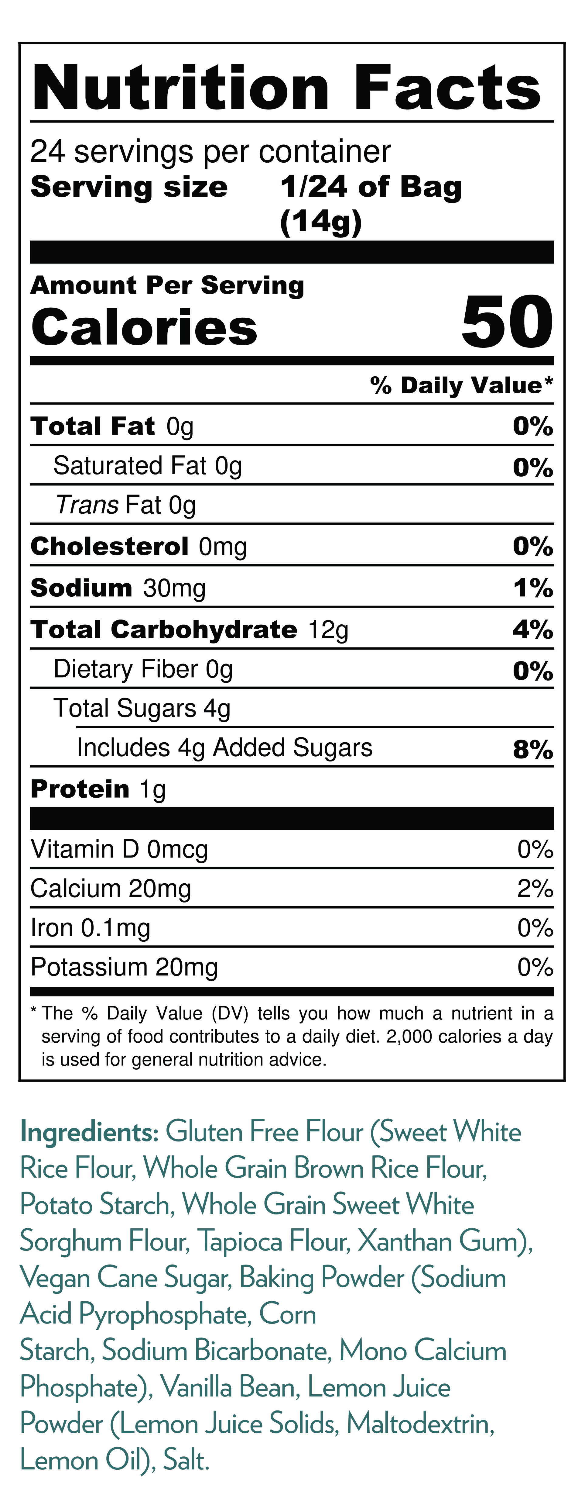 LillyBean Lemon Shortbread Cookie Mix - Gluten-free & Vegan - LillyBean Baking
