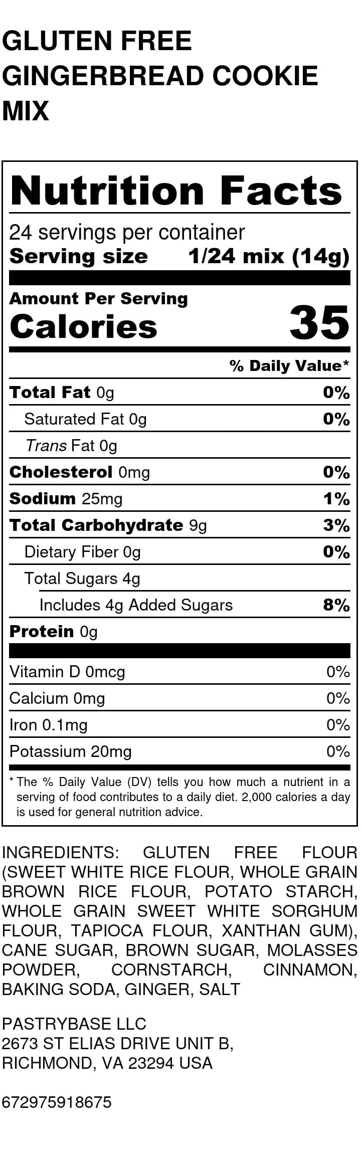 Gluten-Free Gingerbread Cookie Mix (Vegan!) - LillyBean Baking