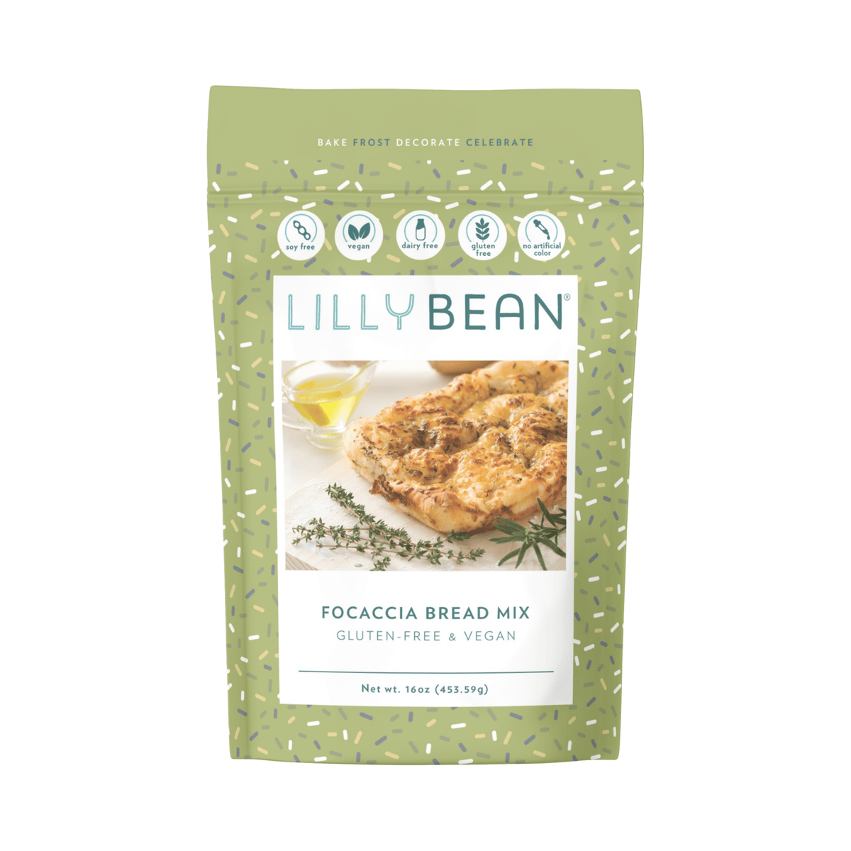 LillyBean Focaccia Bread Mix - Gluten-free & Vegan - LillyBean Baking