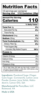 LillyBean Lemon Buttercream Frosting Mix - Gluten-free & Vegan - LillyBean Baking