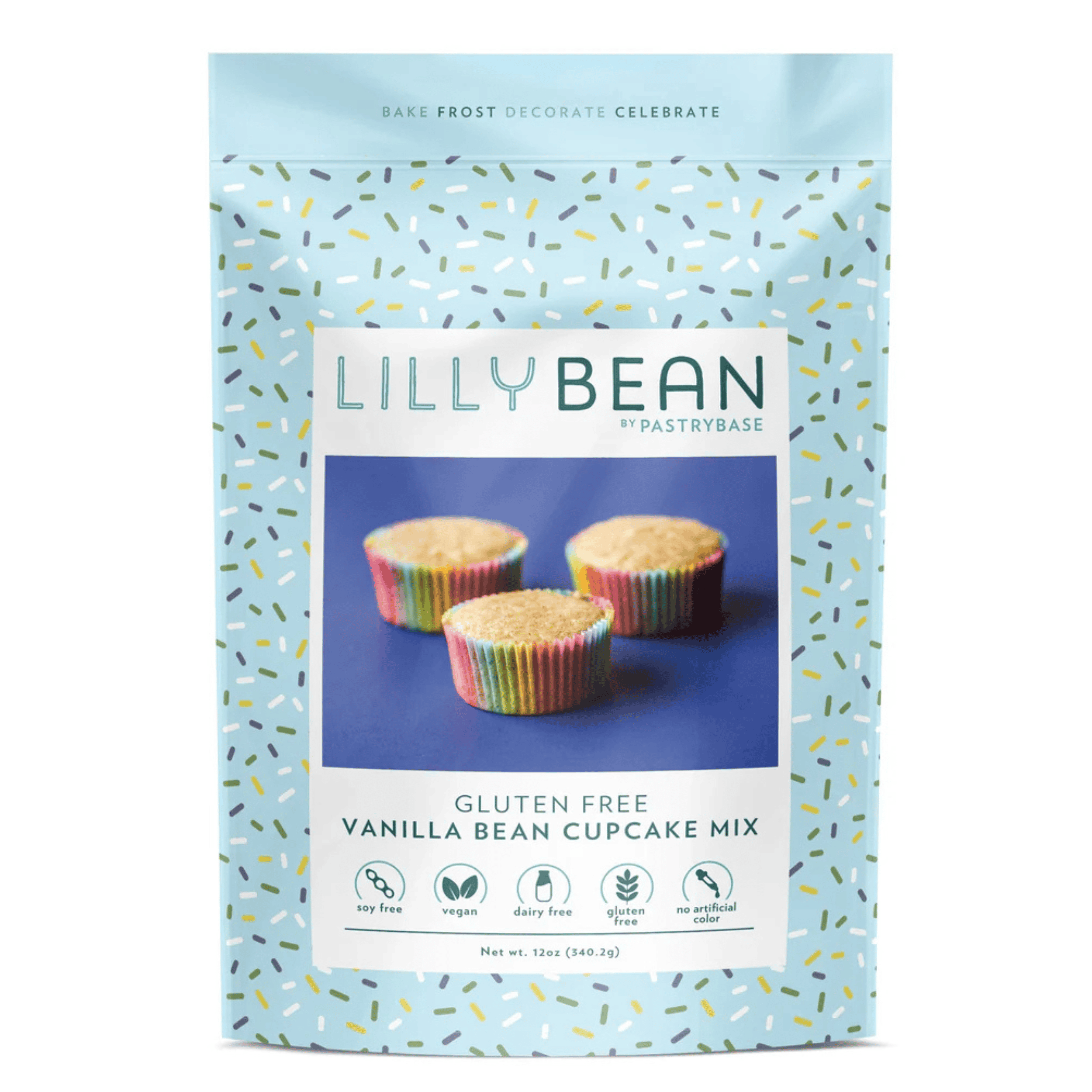 LillyBean Vanilla Bean Cake & Cupcake Mix - Gluten-free & Vegan - LillyBean Baking