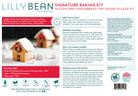 Gluten-Free Gingerbread Tiny House Village Baking Kit (Top-9 allergen-free & Vegan!) - LillyBean Baking