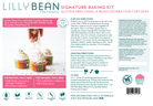 LillyBean Birthday Cupcake Baking & Decorating Kit / Gift Box - Gluten-free & Vegan - LillyBean Baking