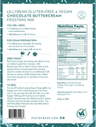 LillyBean Chocolate Buttercream Frosting Mix - Gluten-free & Vegan - LillyBean Baking