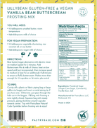 LillyBean Vanilla Bean Buttercream Frosting Mix - Gluten-free & Vegan - LillyBean Baking